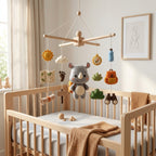 Explorer Nursery Mobile, Felt Crib Mobile, Travel Theme Baby Decor, Unique Adventure Gift for Newborn