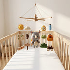 Explorer Nursery Mobile, Felt Crib Mobile, Travel Theme Baby Decor, Unique Adventure Gift for Newborn
