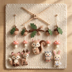 Felt Baby Mobile, Woodland Animal Crib Mobile, Forest Nursery Decor, Baby Shower Gift