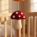 Felt Baby Mobile, Woodland Nursery Decor, Fox and Pumpkin Crib Mobile, Autumn Baby Shower Gift