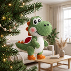 Felt Dinosaur Ornament Christmas Tree Ornament Handmade Holiday Decor Gift for Kids, Dinosaur Felt, Dinosaur Ornament