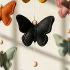 Felt Baby Mobile, Butterfly Nursery Decor, Personalized Crib Mobile, Gender Neutral Baby Gift