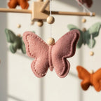 Felt Baby Mobile, Butterfly Nursery Decor, Personalized Crib Mobile, Gender Neutral Baby Gift