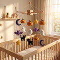 Felt Baby Mobile, Halloween Nursery Decor, Personalized Crib Mobile, Spooky Season Gift