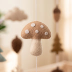Forest Nursery Mobile, Felt Crib Mobile, Rustic Woodland Baby Decor, Personalized Nature Theme Gift