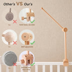 Felt Baby Mobile, Teddy Bear Balloon Mobile, Crib Mobile, Baby Boy Gift
